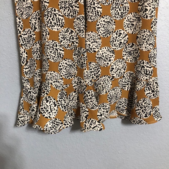 TopShop leopard spot frill trousers - Picture 8 of 14